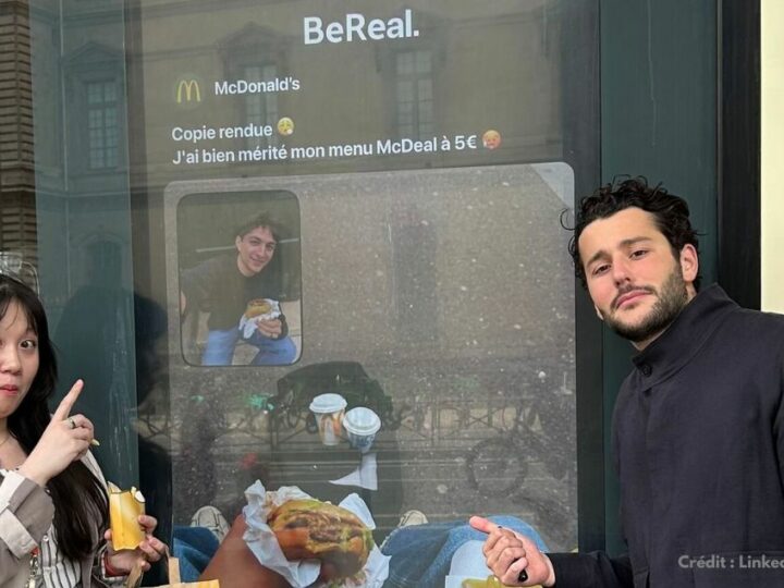 McDonald&rsquo;s inaugure le nouveau format publicitaire de BeReal, « The BeReal Hour »