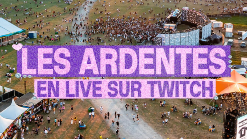 Qui sont les créateurs qui animent le live du festival Les Ardentes sur Twitch?