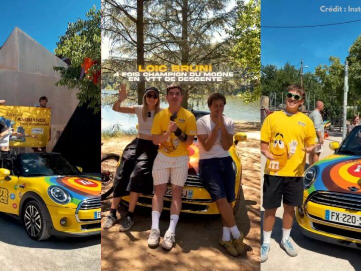 Sur le Tour de France, « on considère l&rsquo;influence comme un média à part entière », confie M&M&rsquo;s