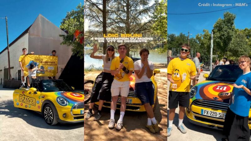 Sur le Tour de France, « on considère l&rsquo;influence comme un média à part entière », confie M&M&rsquo;s