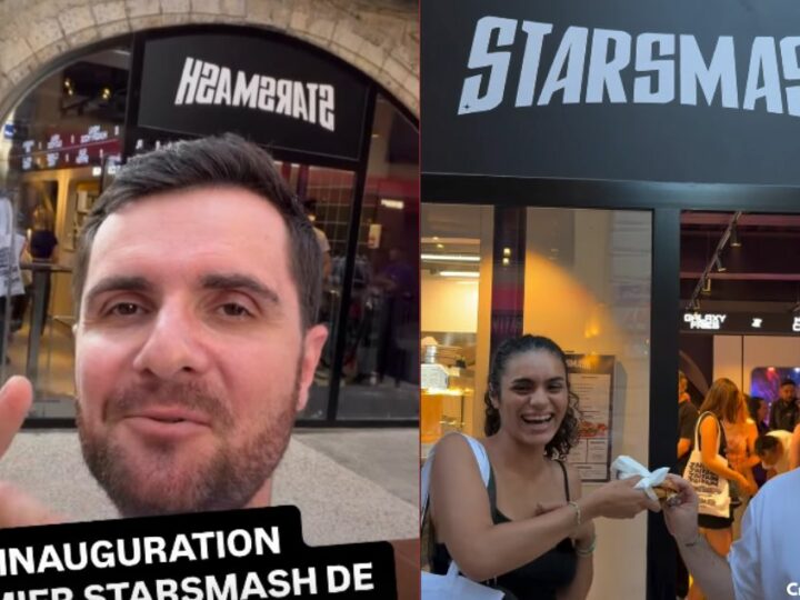 Amixem ouvre son premier restaurant physique Starsmash à Lyon