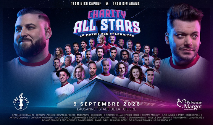 Au match « Charity All Stars », Nico Capone et ses acolytes ont réuni 140.000 euros