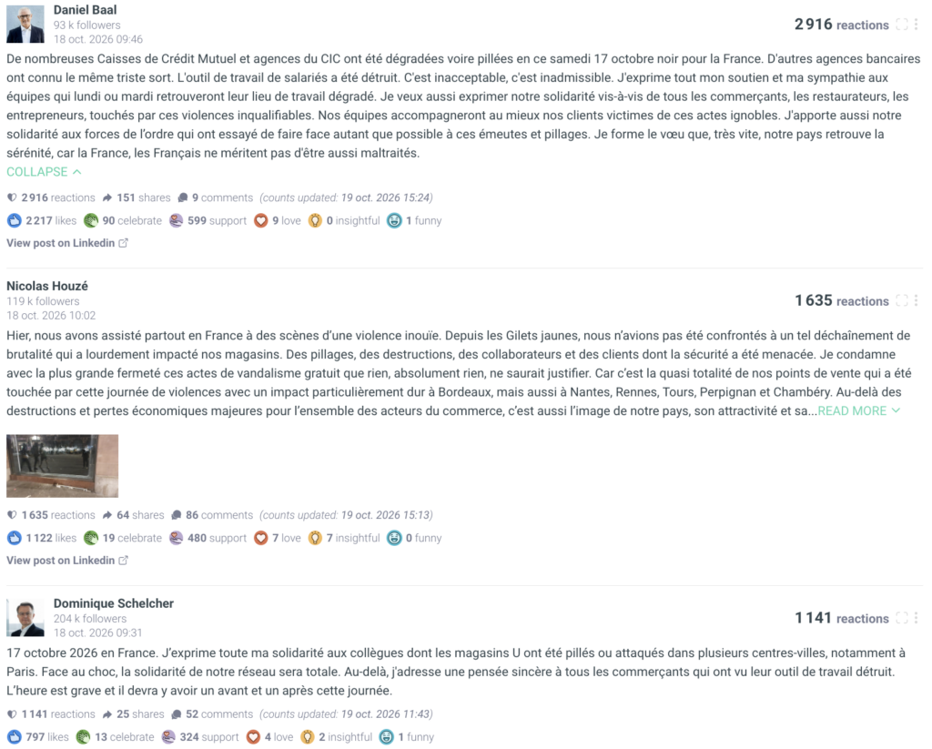linkedin 17 octobre