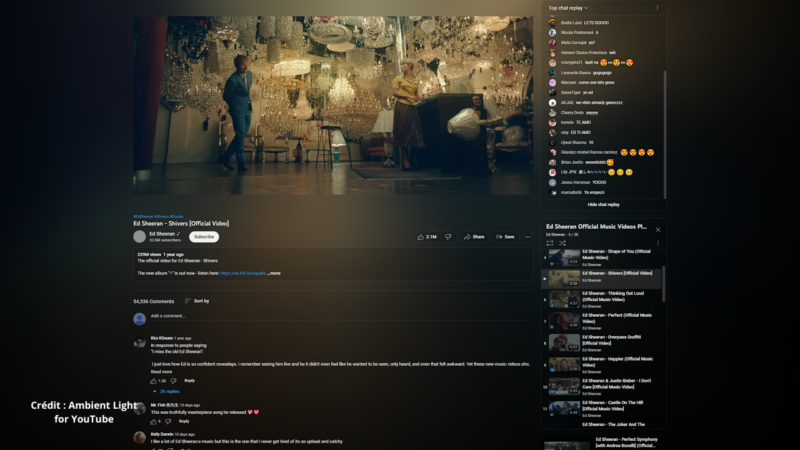 Qu&rsquo;est-ce que l&rsquo;extension « Ambient Light for YouTube » promue partout sur X ?