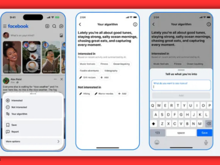 Facebook lance « votre algorithme », un chatbot pour personnaliser son fil d&rsquo;actualité