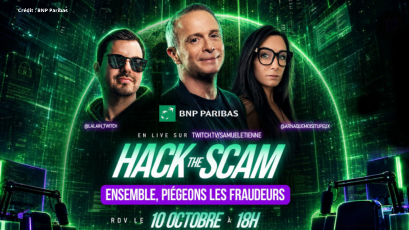 BNP Paribas s&rsquo;associe à Samuel Etienne pour lutter contre les arnaques