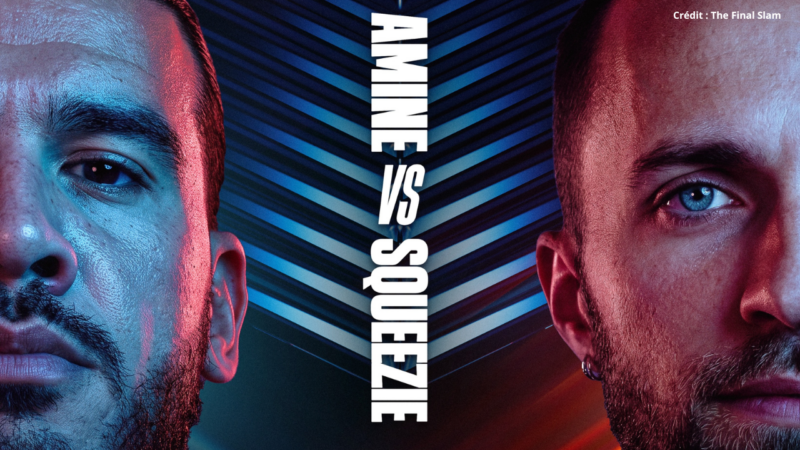 Amine annonce Final Slam, son événement de catch organisé avec Squeezie