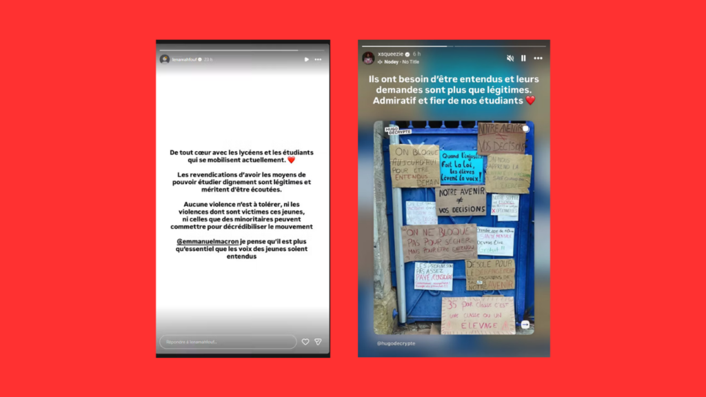 lena situations squeezie mouvement lycéen