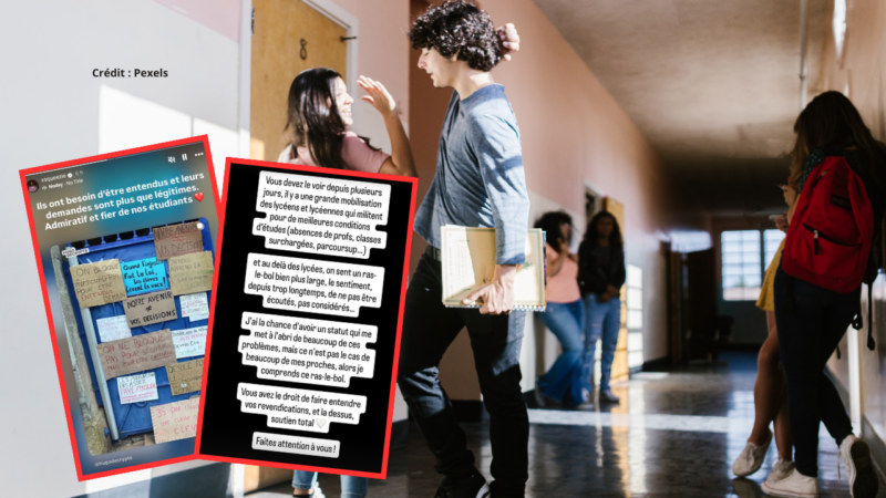 Face à la mobilisation lycéenne, plusieurs créatrices et créateurs ont pris la parole sur les réseaux sociaux