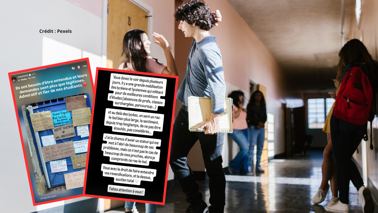 Face à la mobilisation lycéenne, plusieurs créatrices et créateurs ont pris la parole sur les réseaux sociaux