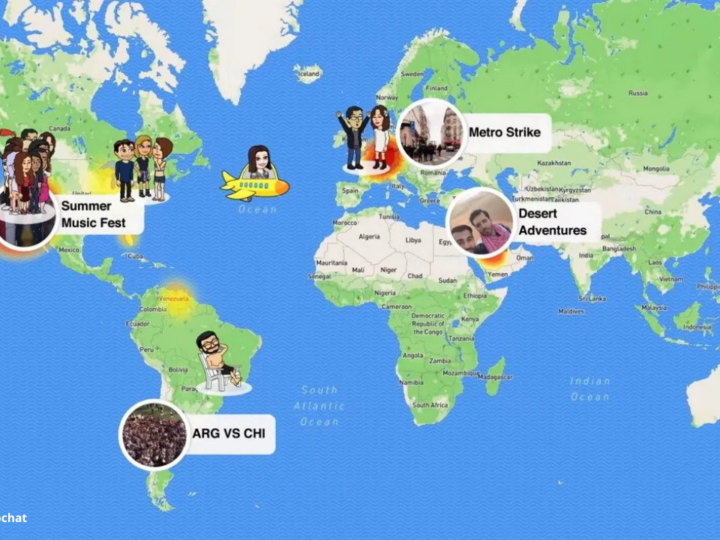 Comment les utilisateurs de Snapchat se servent de la Snap Map pour découvrir de nouvelles adresses